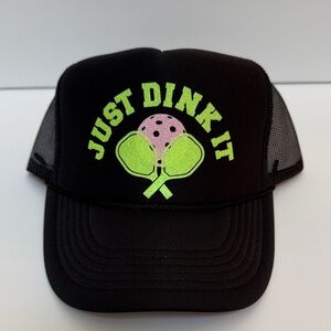 Women's Black Trucker Hat